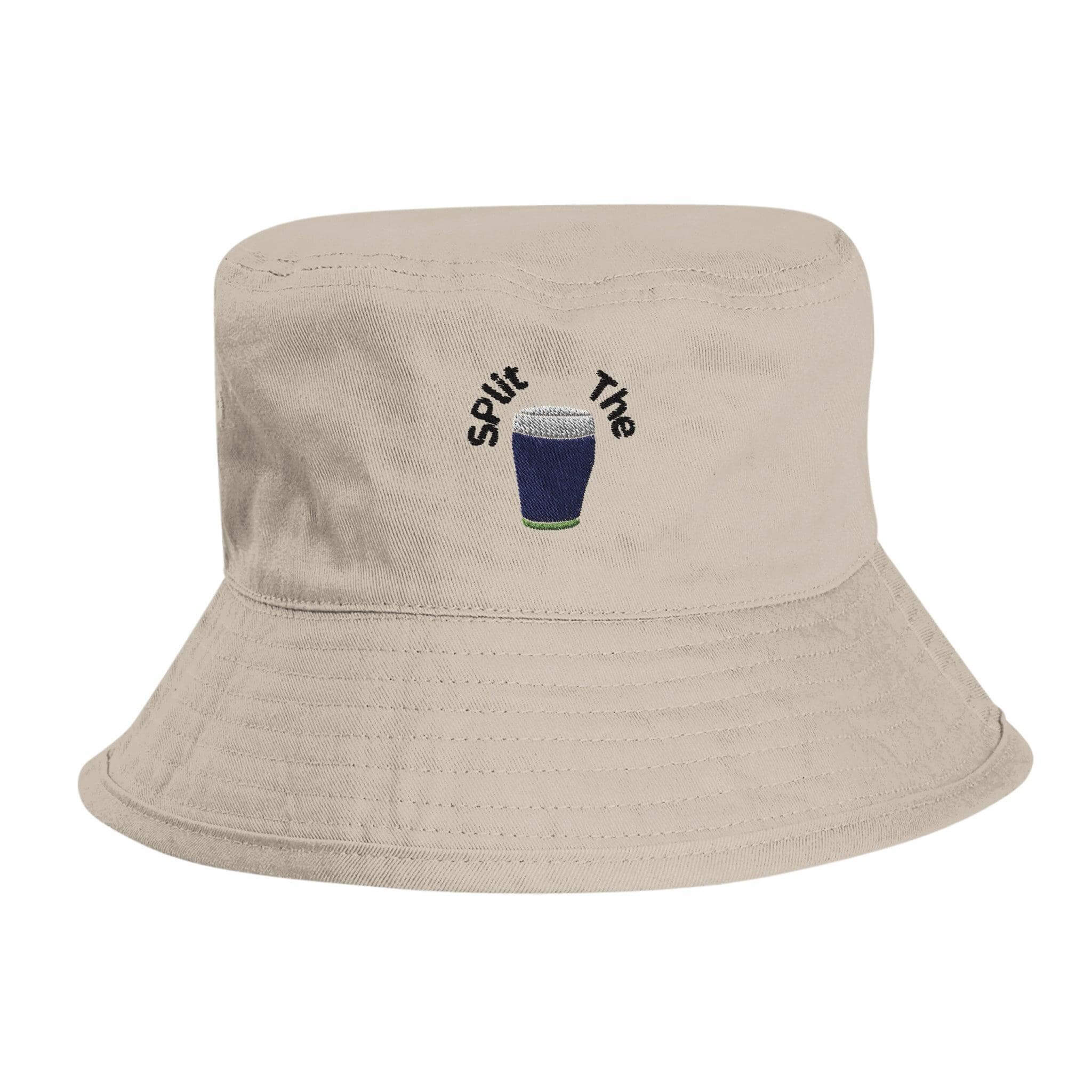 Guinness Split the G Bucket Hat, lightweight organic cotton, perfect for festivals and sun protection.
