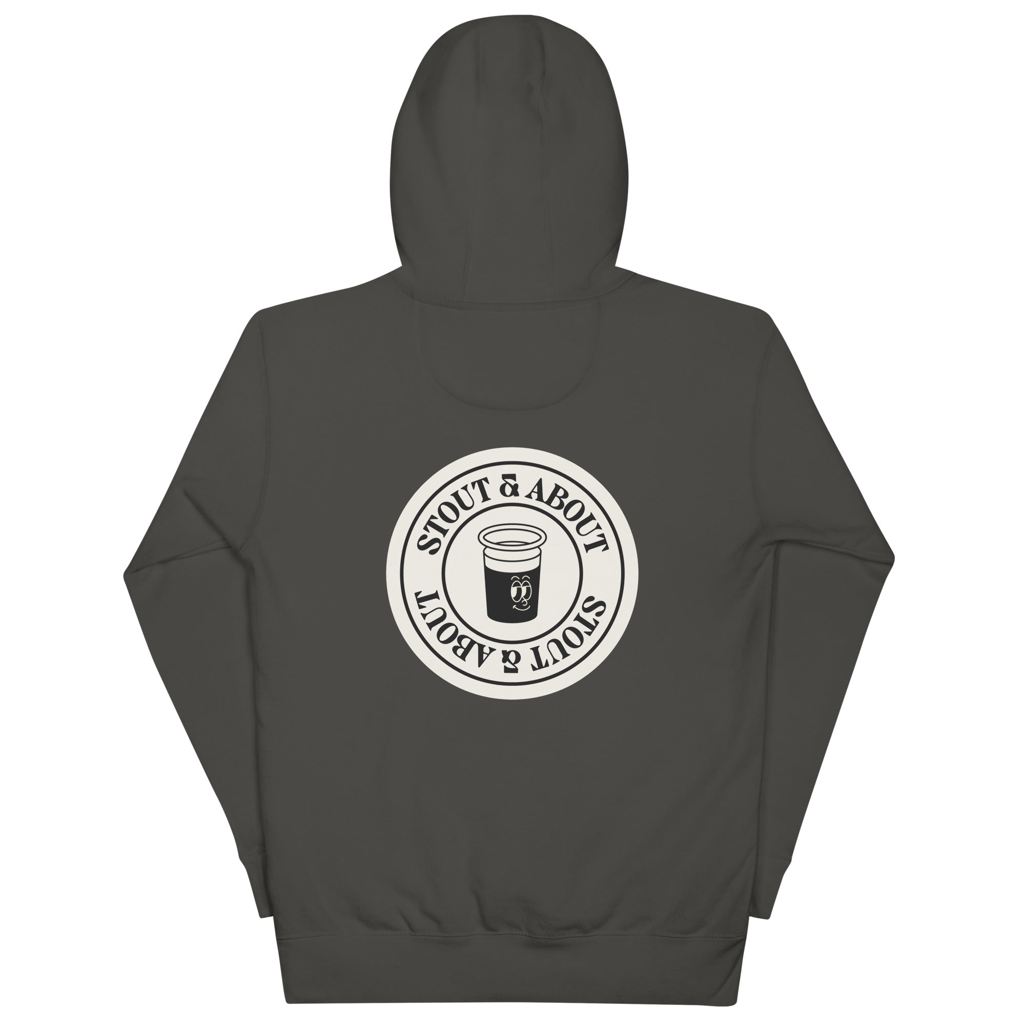 Stout & About Blackout Hoodie – Minimal Irish Stout Streetwear - Stout & About