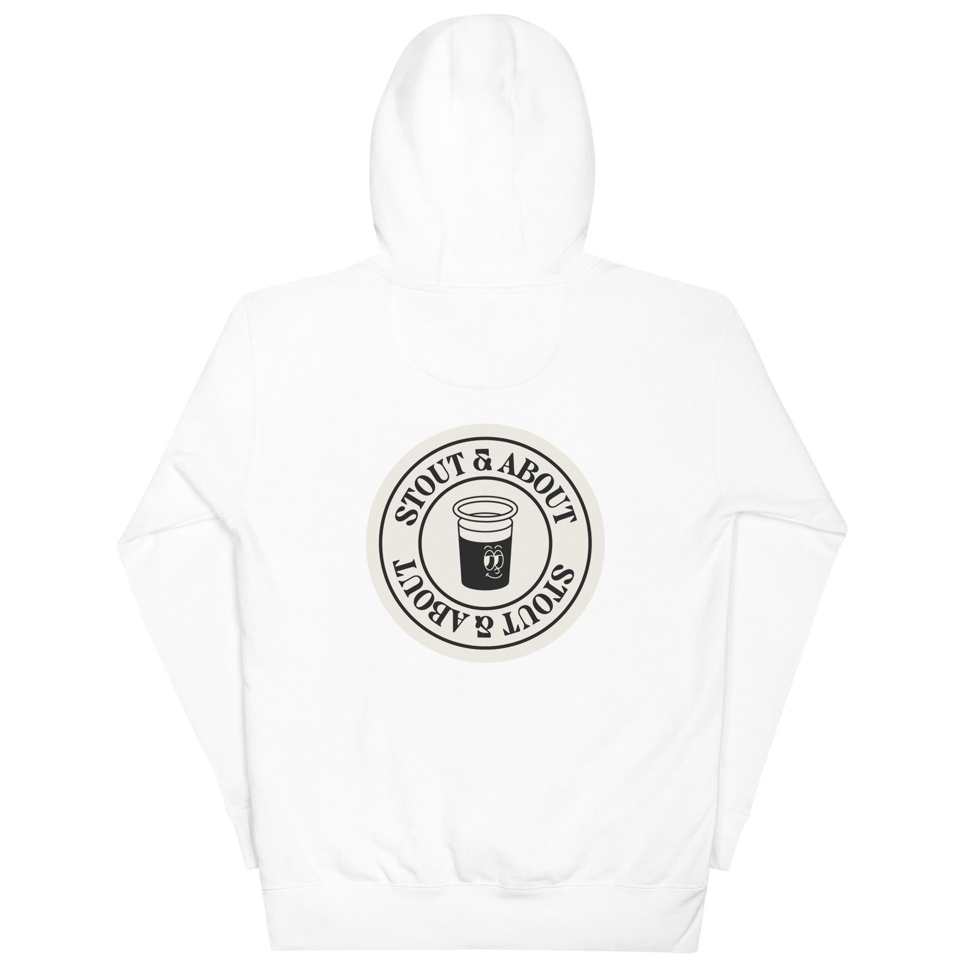 Stout & About Blackout Hoodie – Minimal Irish Stout Streetwear - Stout & About