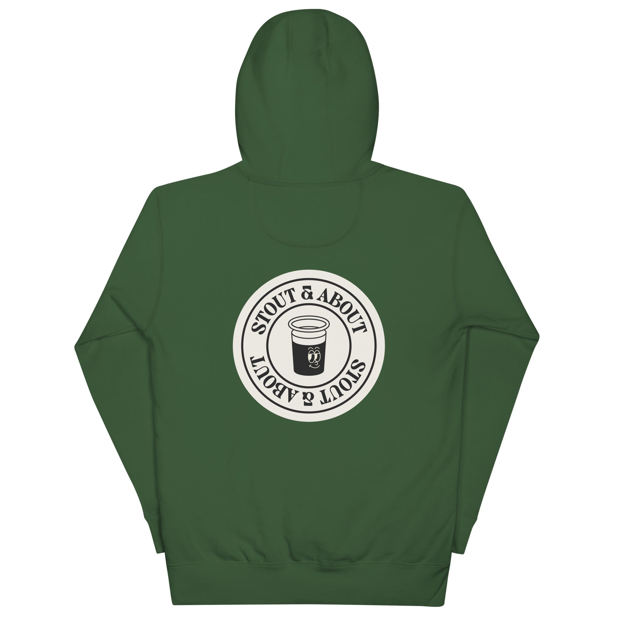 Stout & About Blackout Hoodie – Minimal Irish Stout Streetwear - Stout & About