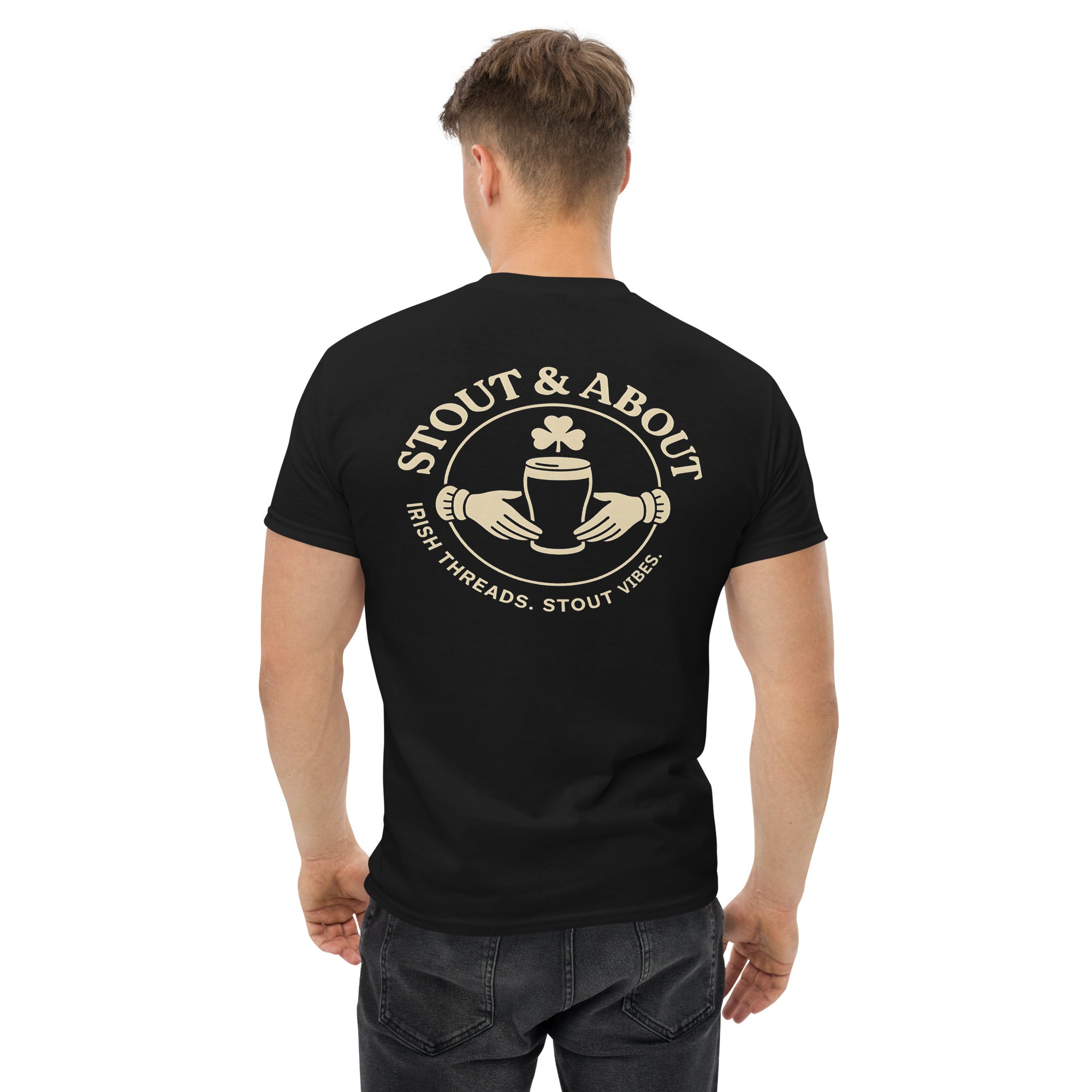 Stout & About Creamy Pint Tee – Irish Threads, Stout Vibes - Stout & About