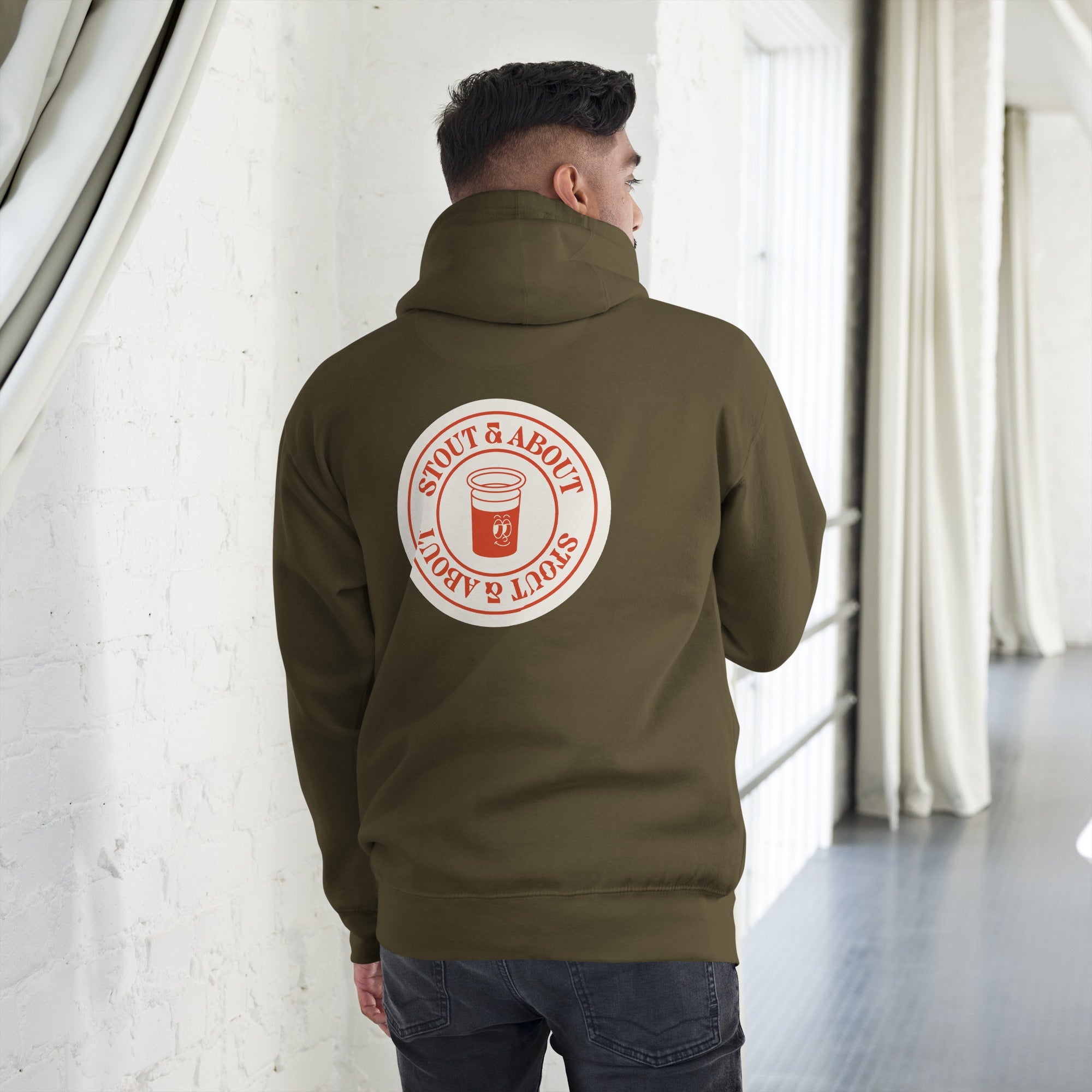 Stout & About Oversized Hoodie – Irish Stout Streetwear | Guinness & Beamish Inspired - Stout & About