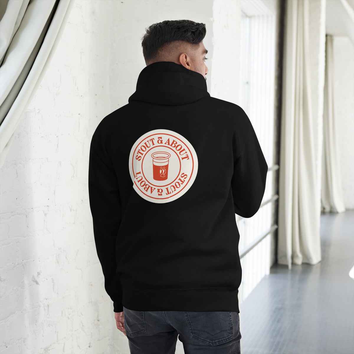 Stout & About Oversized Hoodie – Irish Stout Streetwear | Guinness & Beamish Inspired - Stout & About