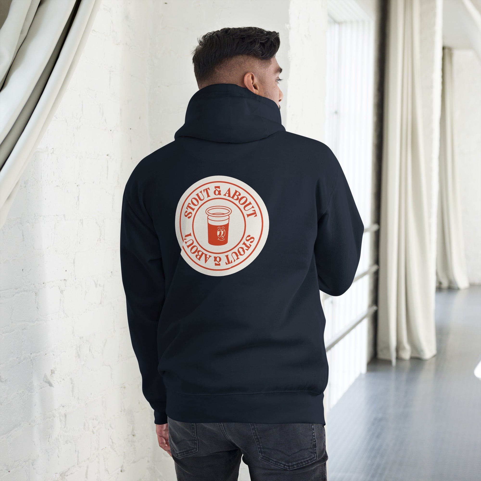 Stout & About Oversized Hoodie – Irish Stout Streetwear | Guinness & Beamish Inspired - Stout & About