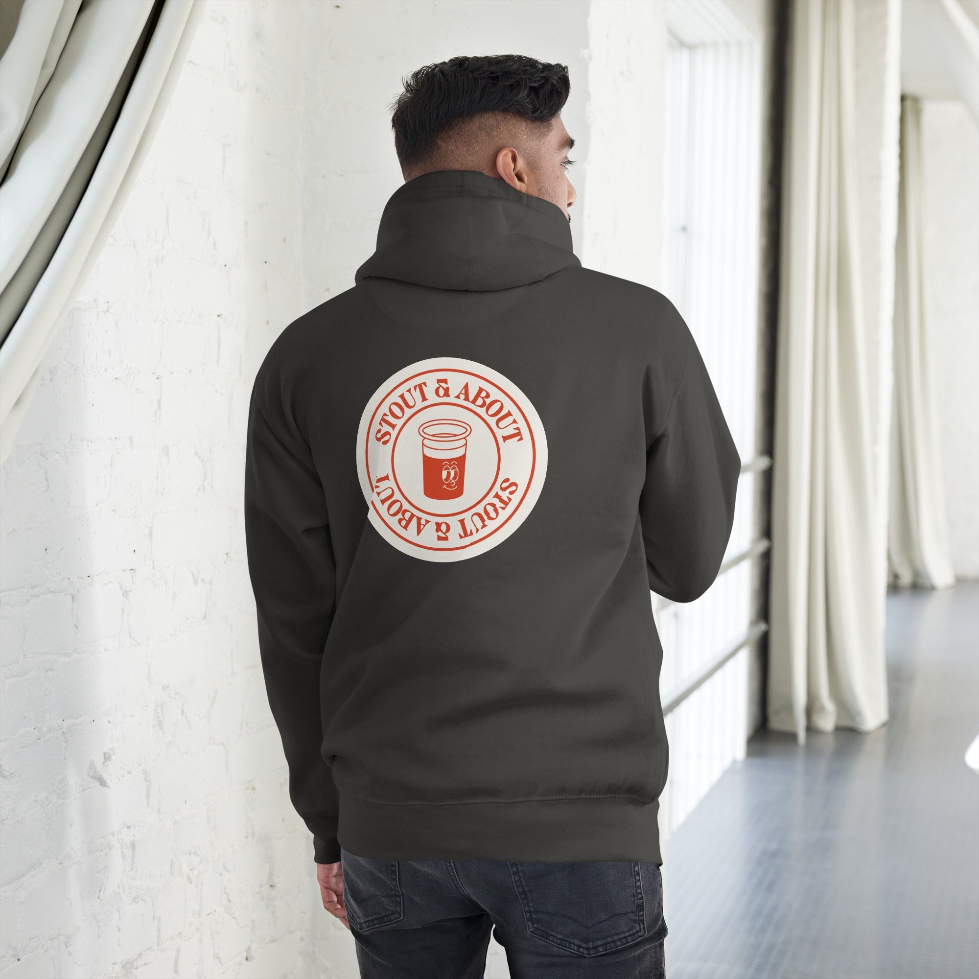 Stout & About Oversized Hoodie – Irish Stout Streetwear | Guinness & Beamish Inspired - Stout & About