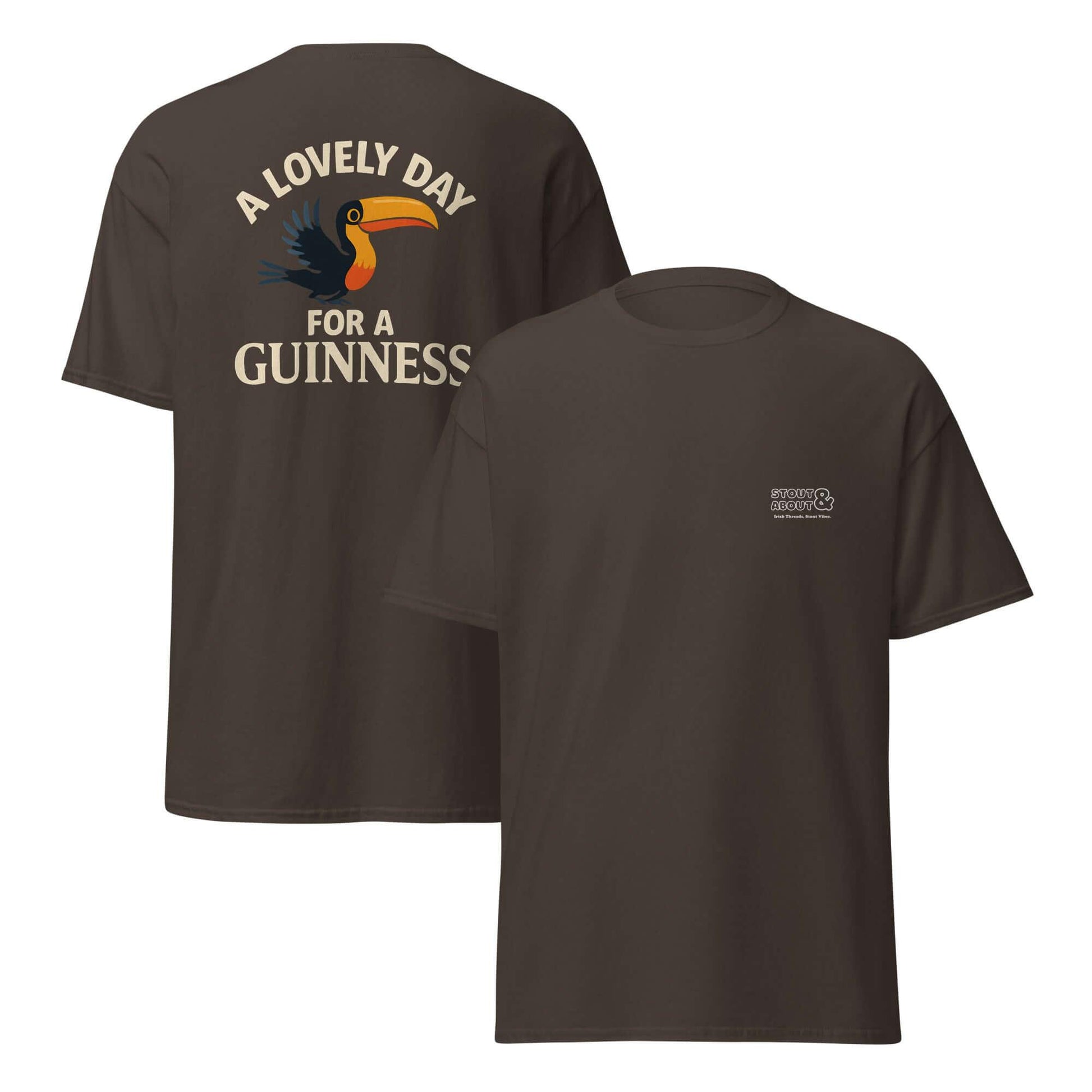 A Lovely Day for a pint of Guinness – Vintage Toucan Graphic Tee - Stout & About