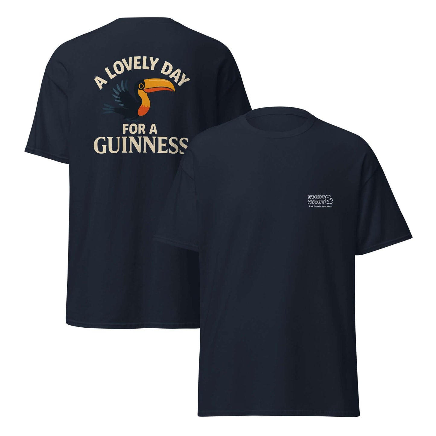 A Lovely Day for a pint of Guinness – Vintage Toucan Graphic Tee - Stout & About