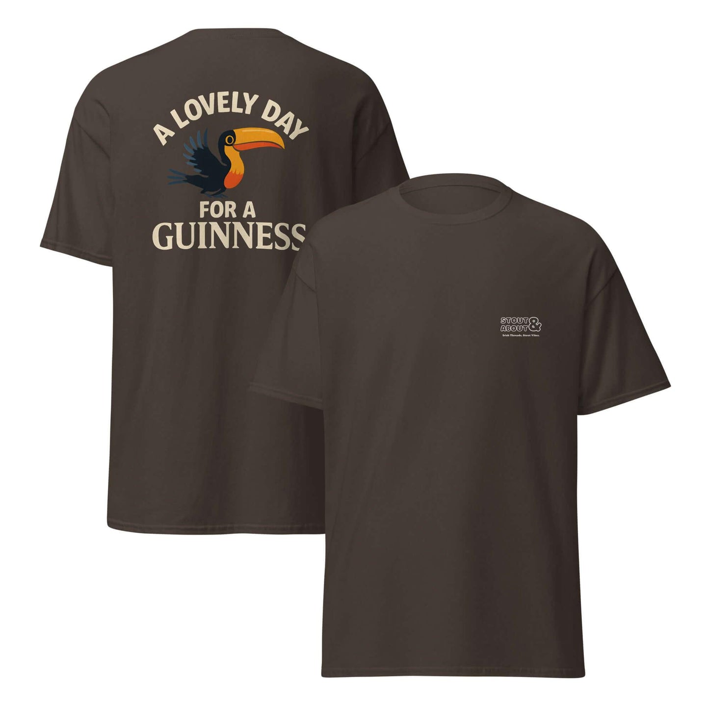 A Lovely Day for a pint of Guinness – Vintage Toucan Graphic Tee - Stout & About