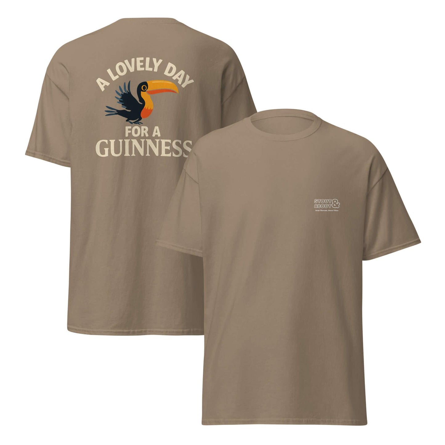 A Lovely Day for a pint of Guinness – Vintage Toucan Graphic Tee - Stout & About