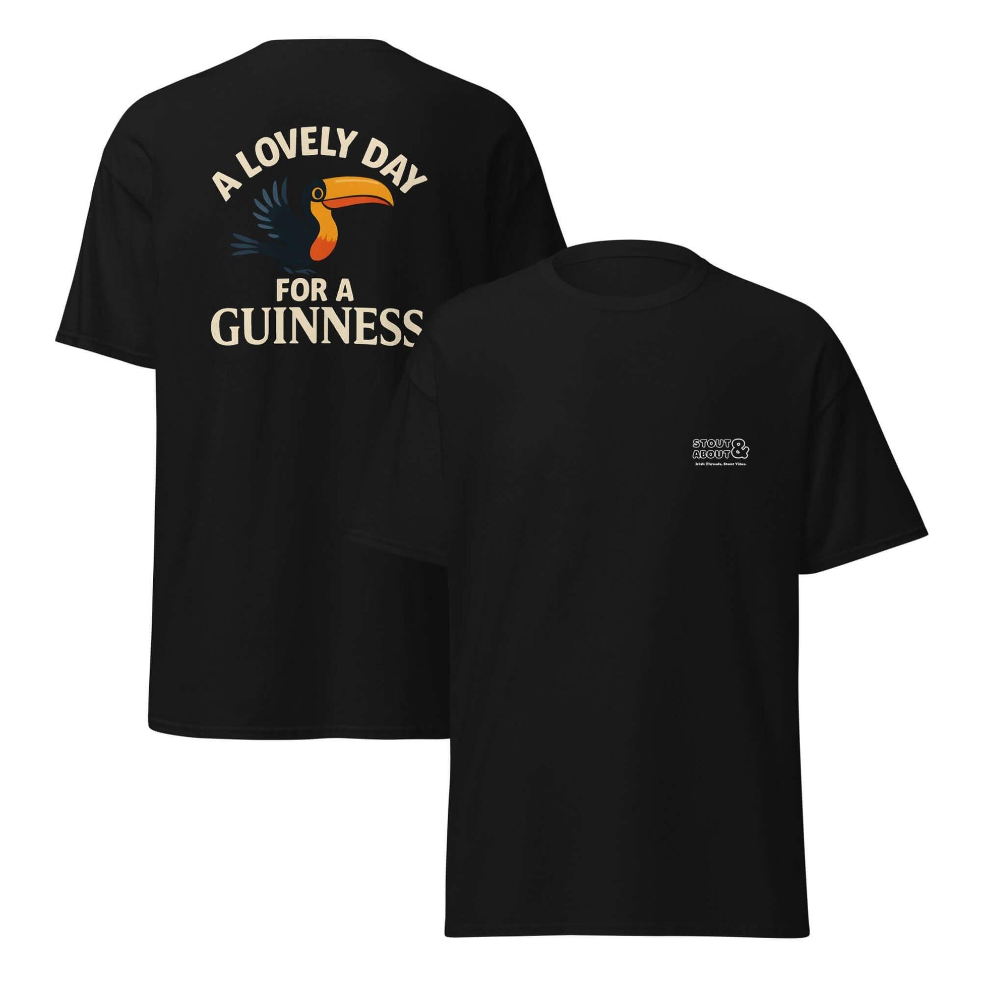 A Lovely Day for a pint of Guinness – Vintage Toucan Graphic Tee - Stout & About