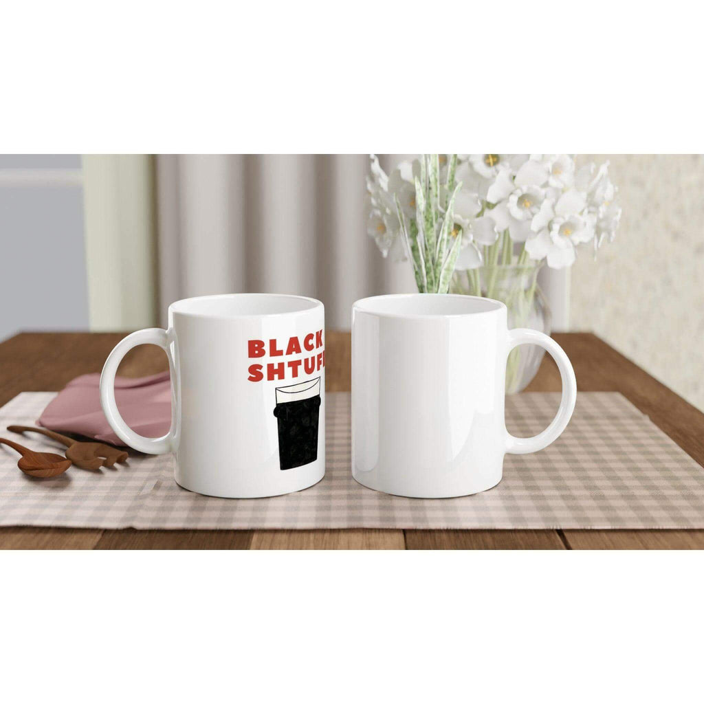 Black Shtuff Coffee Mug - Clover n' Co Clothing