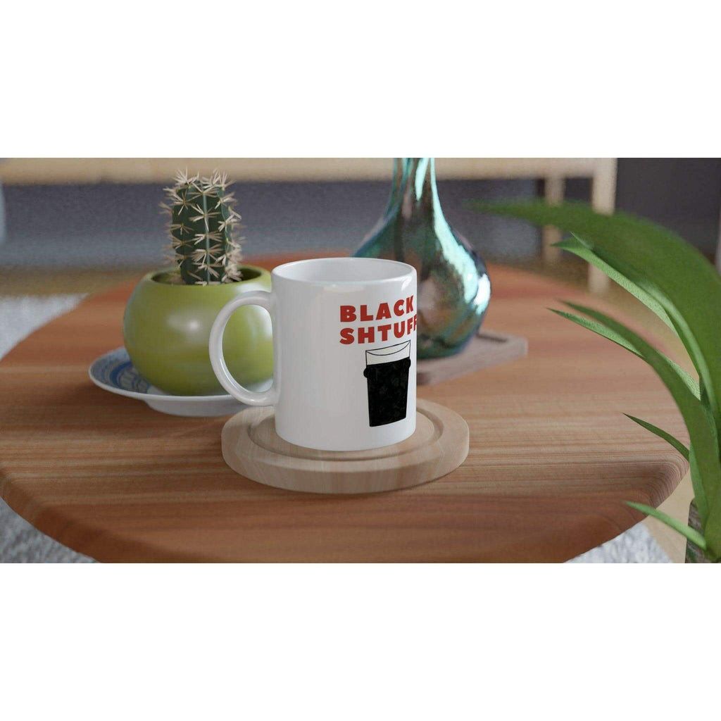 Black Shtuff Coffee Mug - Clover n' Co Clothing