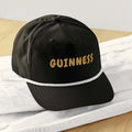 Classic Irish Stout Gold Logo Cap | Black Embroidered Hat - Stout & About