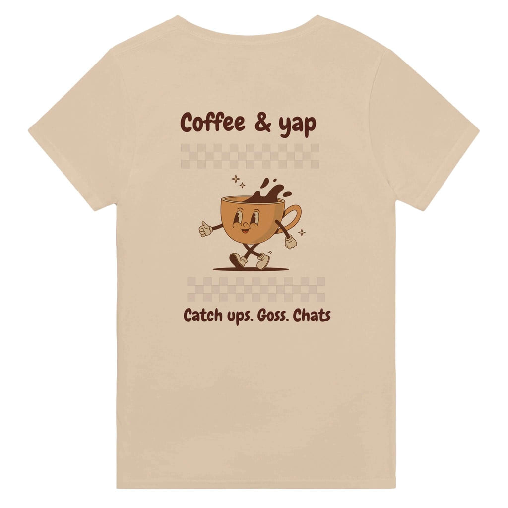 Coffee & A Yap T-Shirt – Essential Casual Tee for Weekend Chats - Stout & About