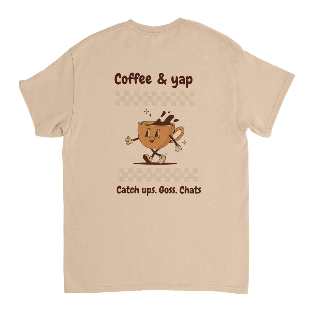 Coffee & A Yap T-Shirt – Essential Casual Tee for Weekend Chats - Stout & About
