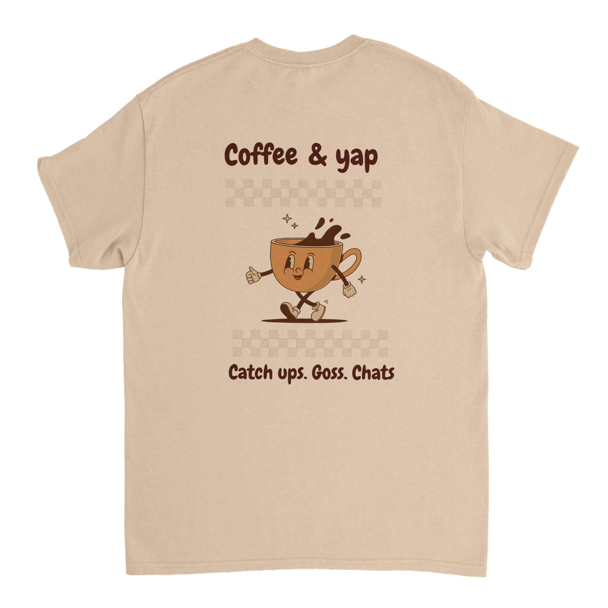 Coffee & A Yap T-Shirt – Essential Casual Tee for Weekend Chats - Stout & About