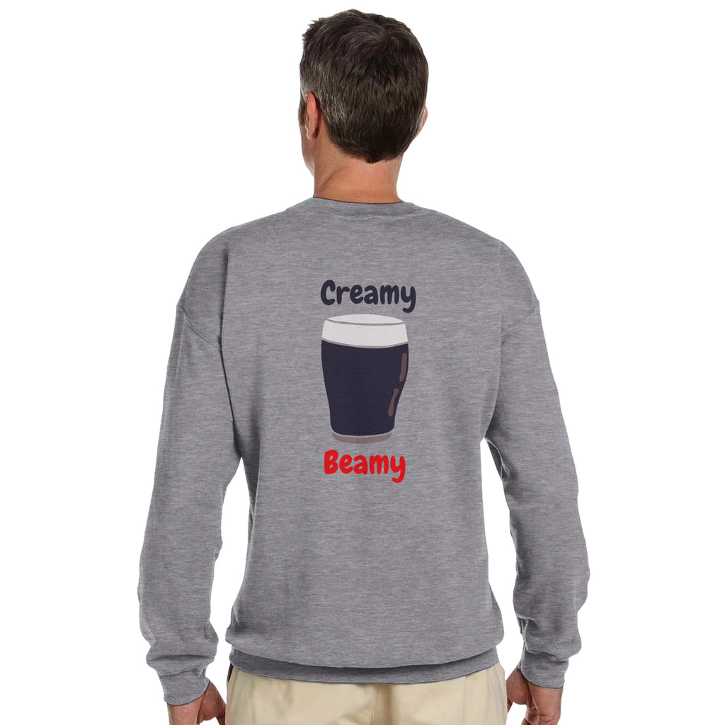 Creamy Beamy Irish Stout Sweatshirt - Perfect for Beamish drinkers! - Stout & About