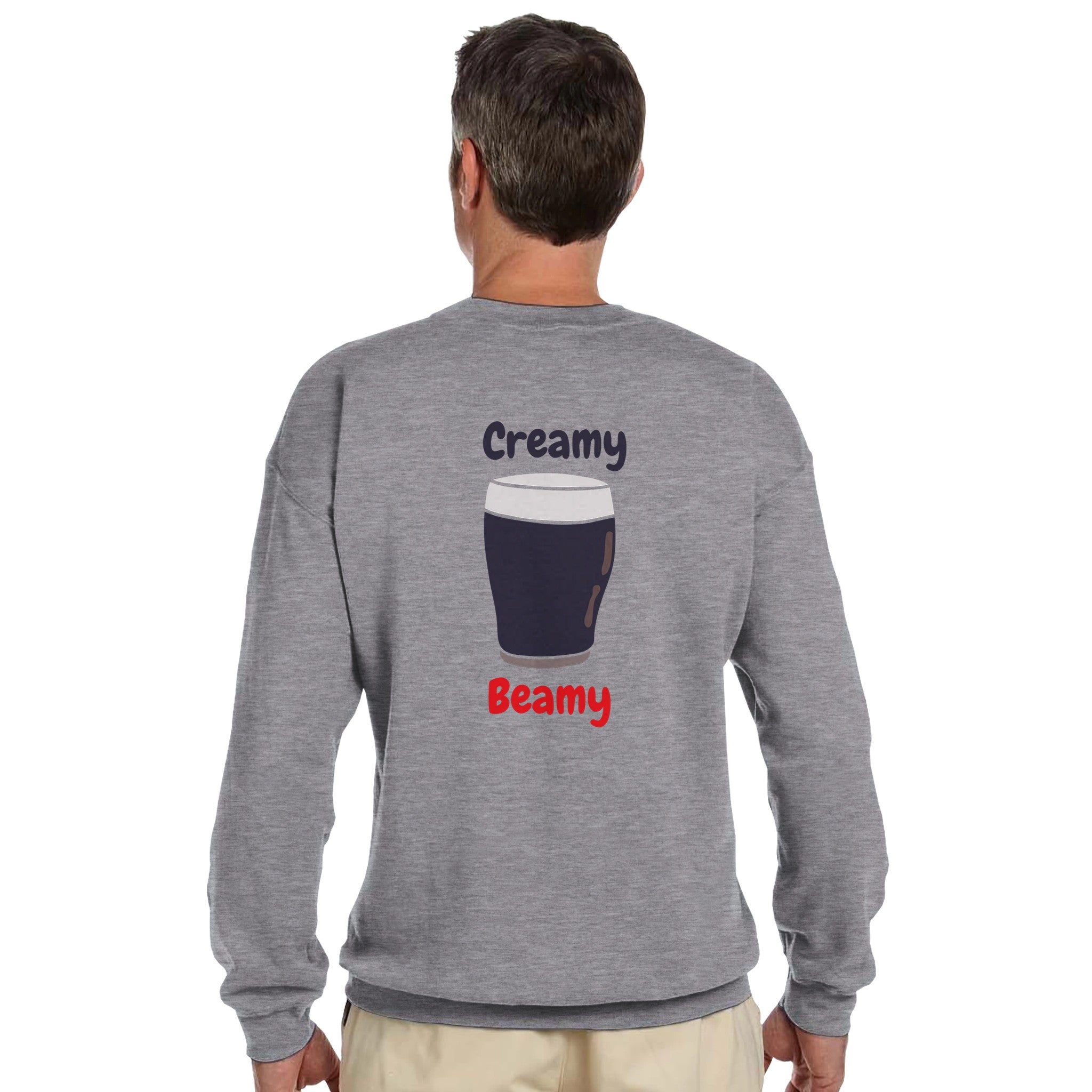 Creamy Beamy Irish Stout Sweatshirt - Perfect for Beamish drinkers! - Stout & About
