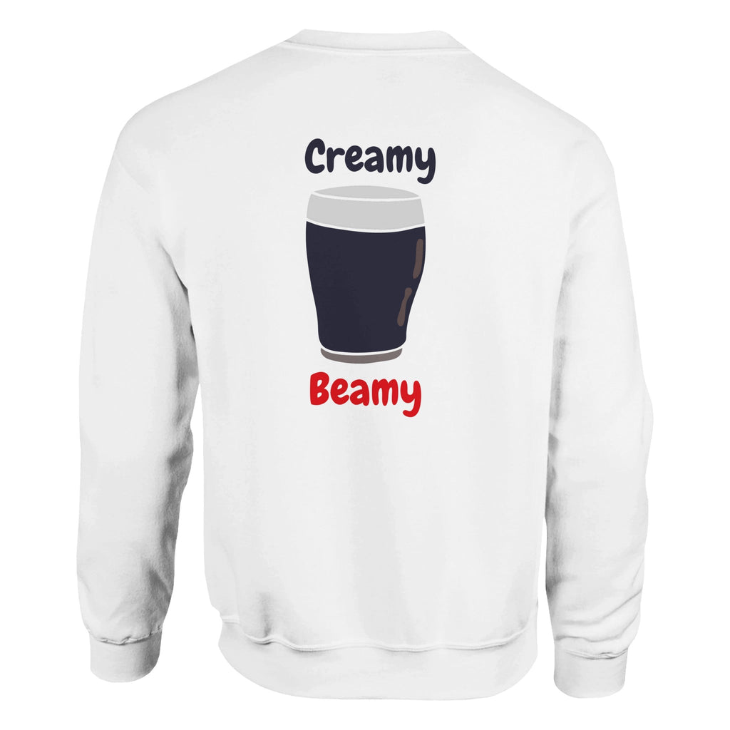 Creamy Beamy Irish Stout Sweatshirt - Perfect for Beamish drinkers! - Stout & About