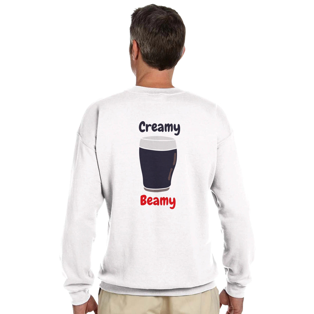 Creamy Beamy Irish Stout Sweatshirt - Perfect for Beamish drinkers! - Stout & About