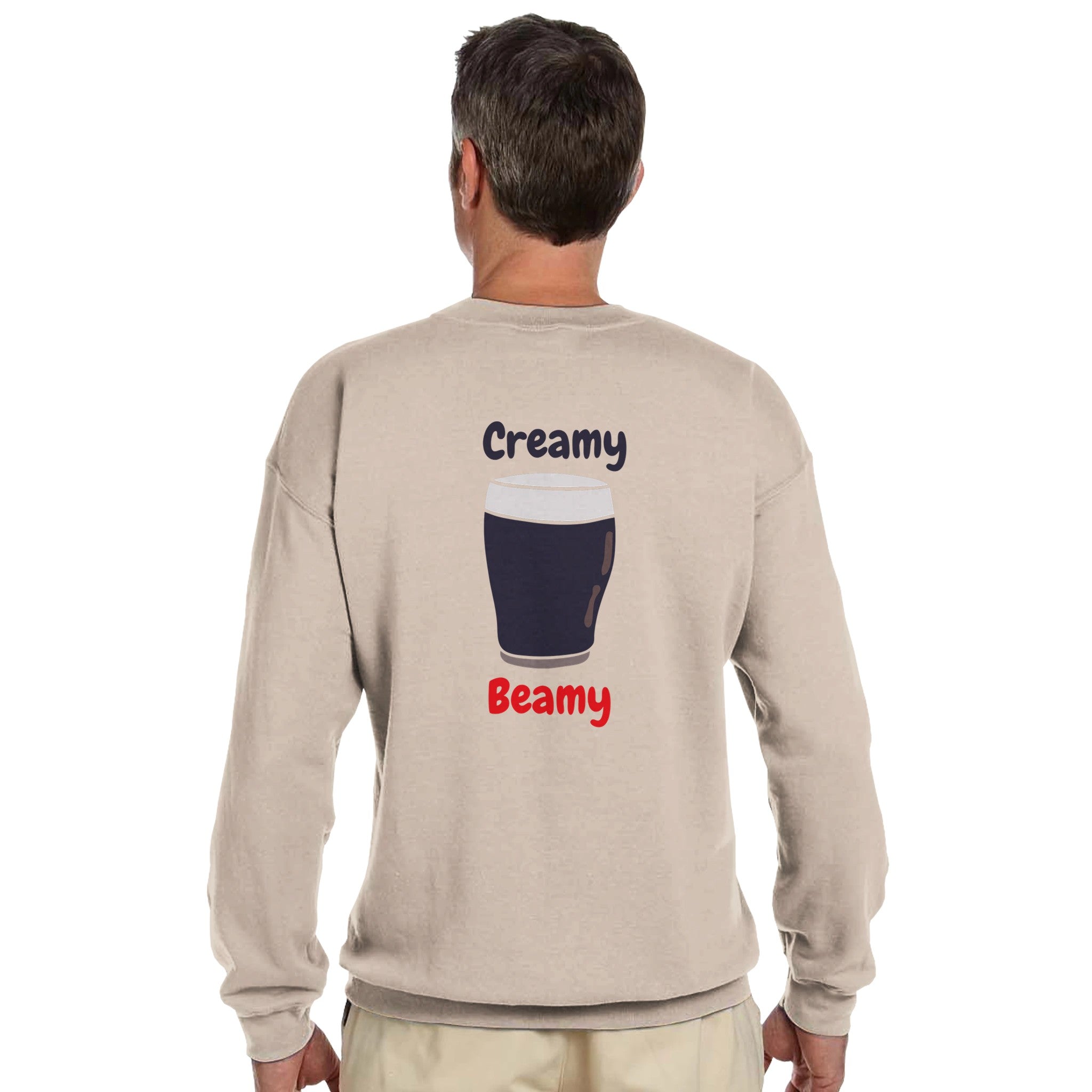 Creamy Beamy Irish Stout Sweatshirt - Perfect for Beamish drinkers! - Stout & About