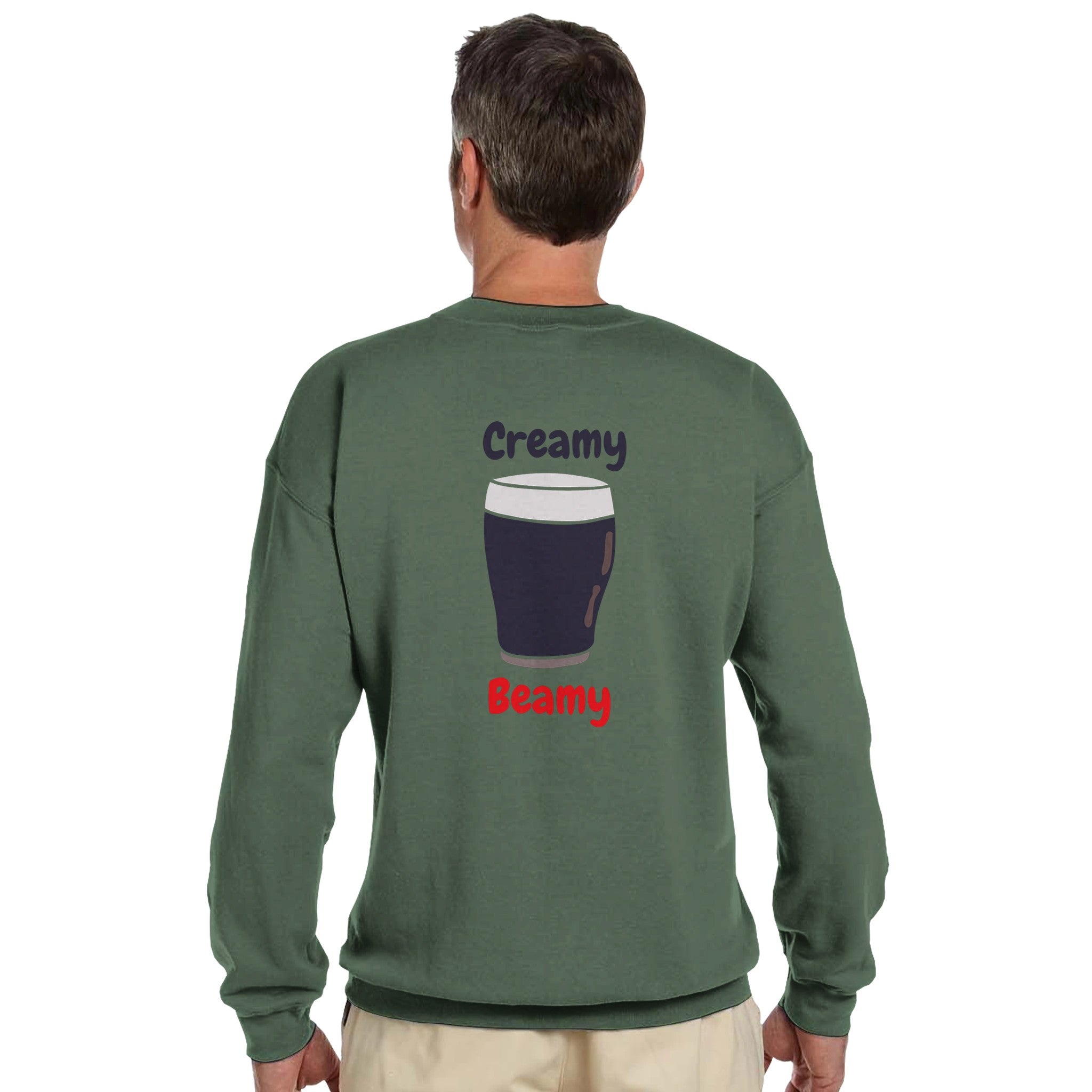 Creamy Beamy Irish Stout Sweatshirt - Perfect for Beamish drinkers! - Stout & About