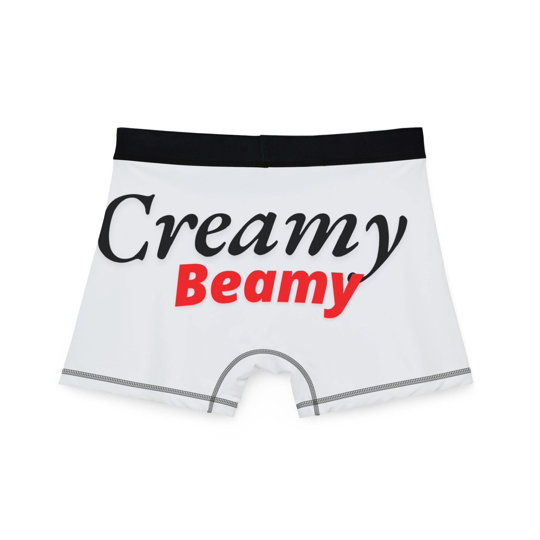 Creamy Beamy Men's Boxers - Stylish and Comfortable AOP Underwear - Stout & About