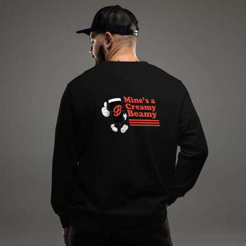 Creamy Beamy Organic Irish Stout Jumper – Beamish - Inspired Sweatshirt - Stout & About
