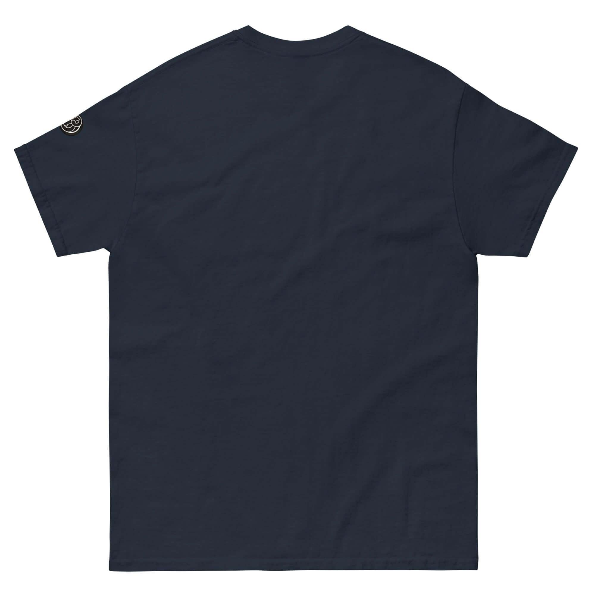Back view of the Creamy Beamy Uni Sex T, perfect for stout lovers who appreciate bold designs.
