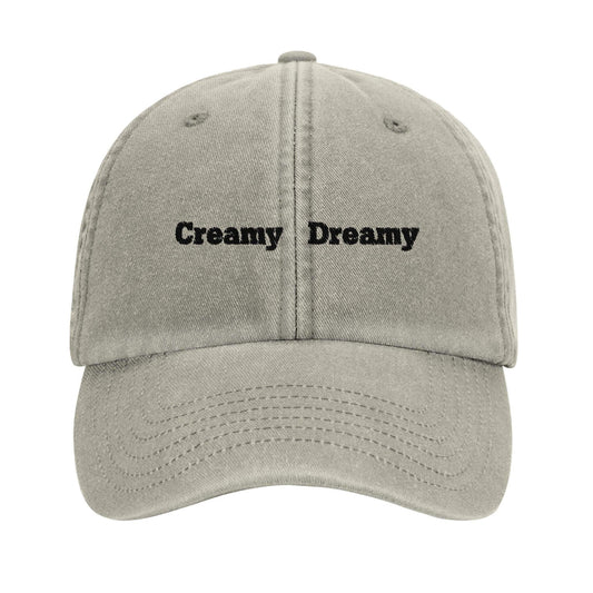 Creamy Dreamy Guinness vintage dad cap in brushed washed cotton for casual style.