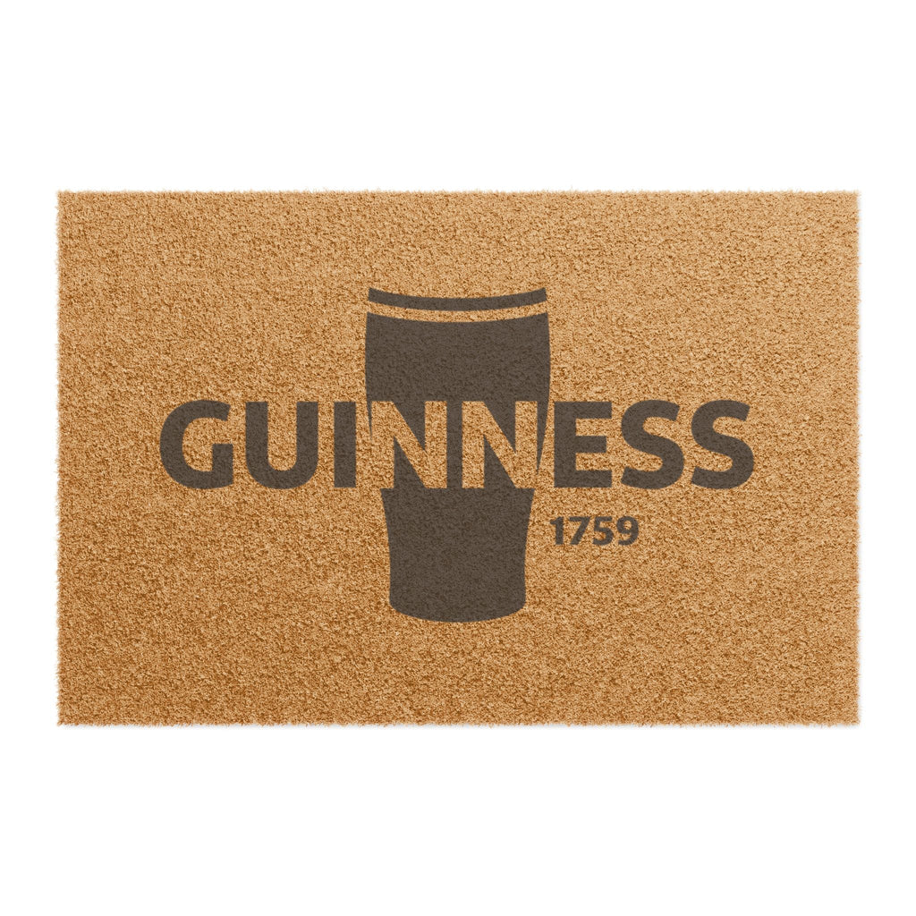 Guinness Stout Doormat - Classic Welcome Mat for Stout Lovers - Stout & About