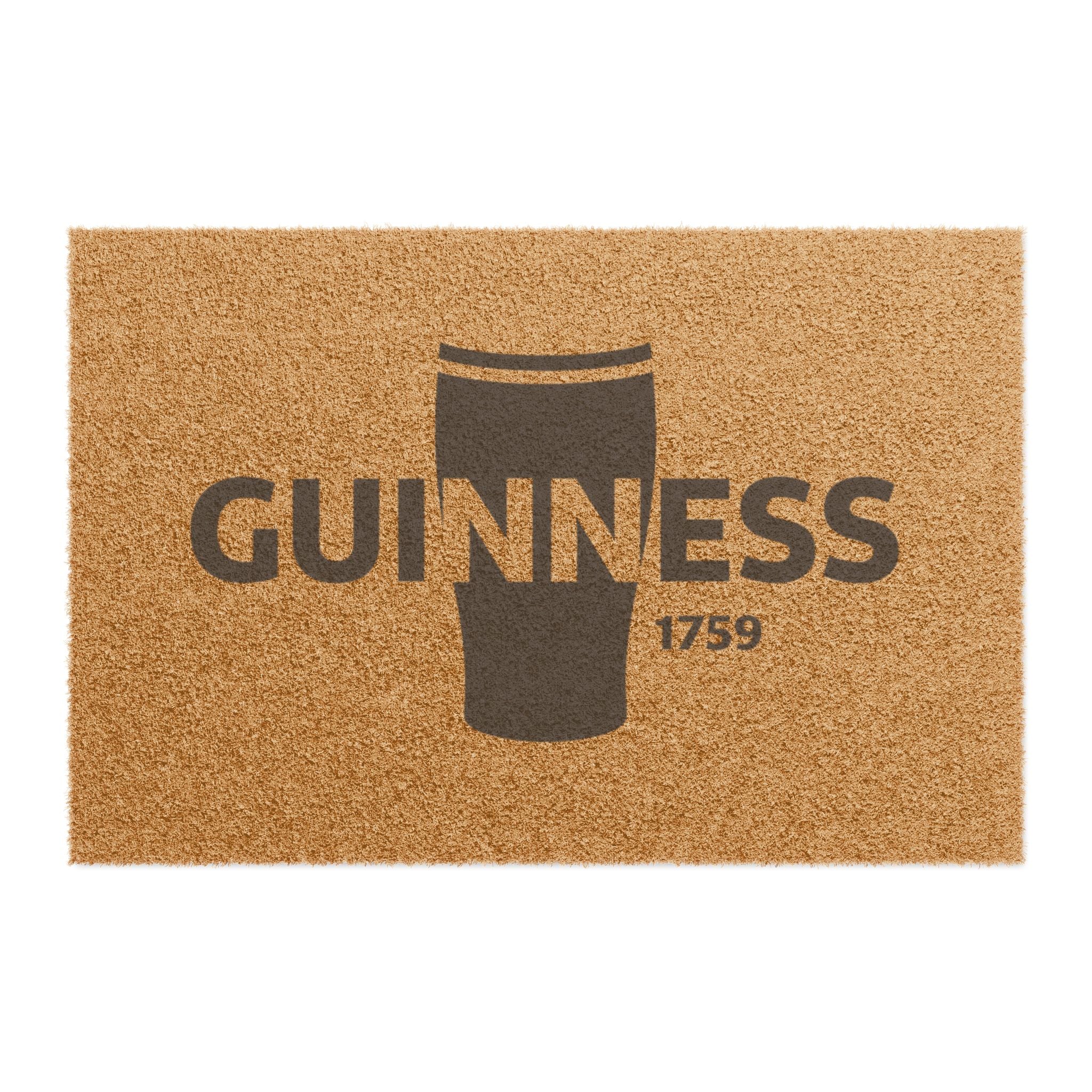 Guinness Stout Doormat - Classic Welcome Mat for Stout Lovers - Stout & About