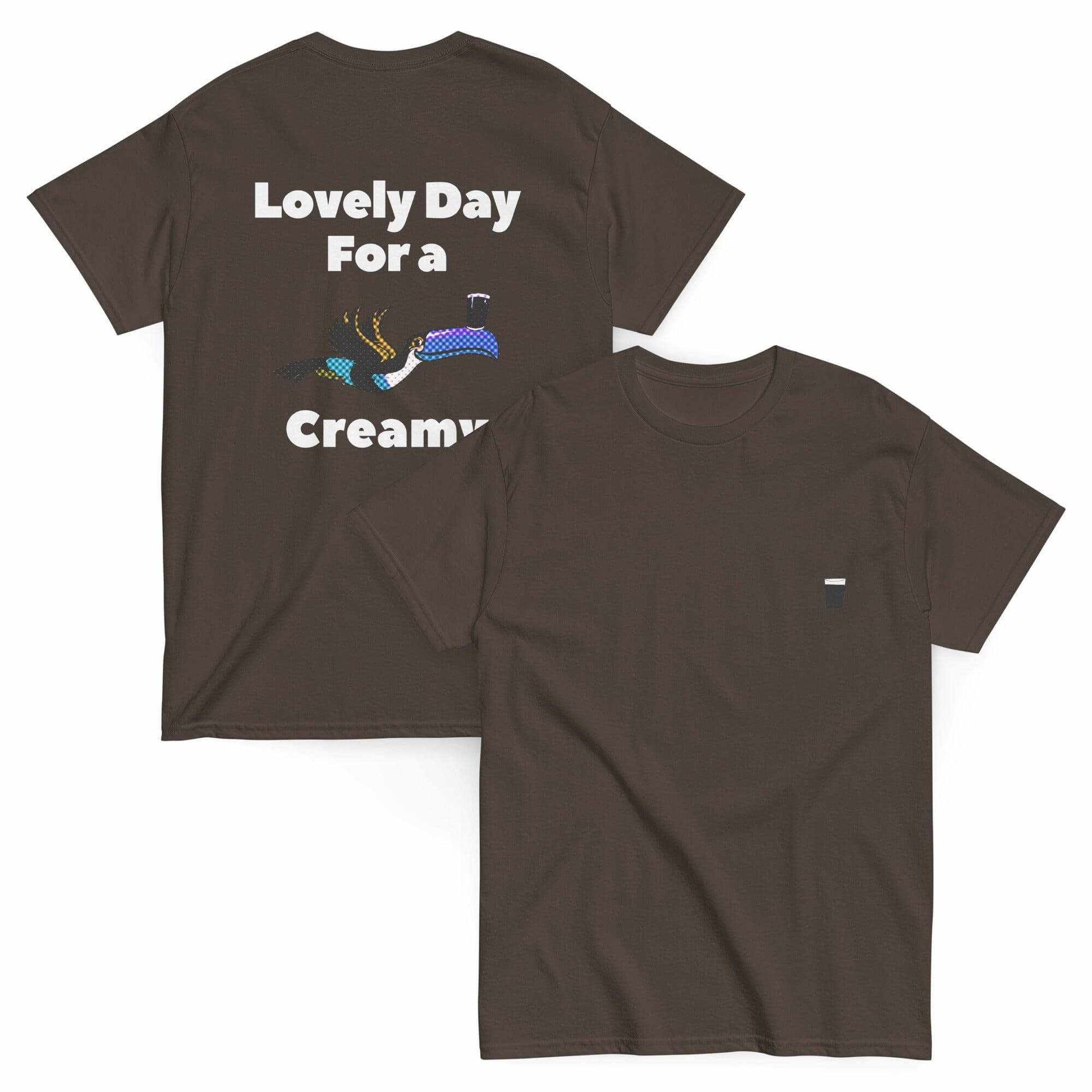 Lovely Day for a Creamy T-Shirt – Guinness - Inspired Irish Stout Tee - Stout & About
