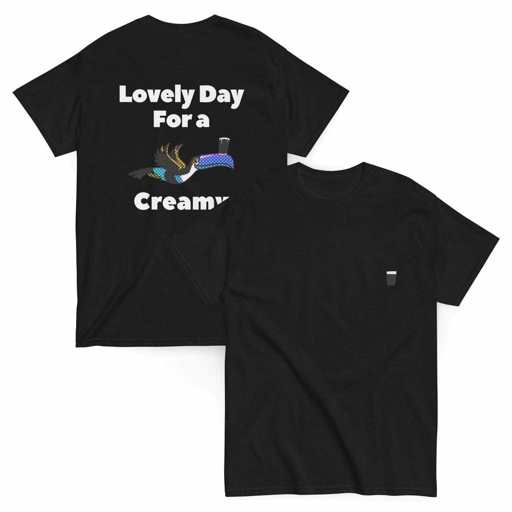 Lovely Day for a Creamy T-Shirt – Guinness - Inspired Irish Stout Tee - Stout & About