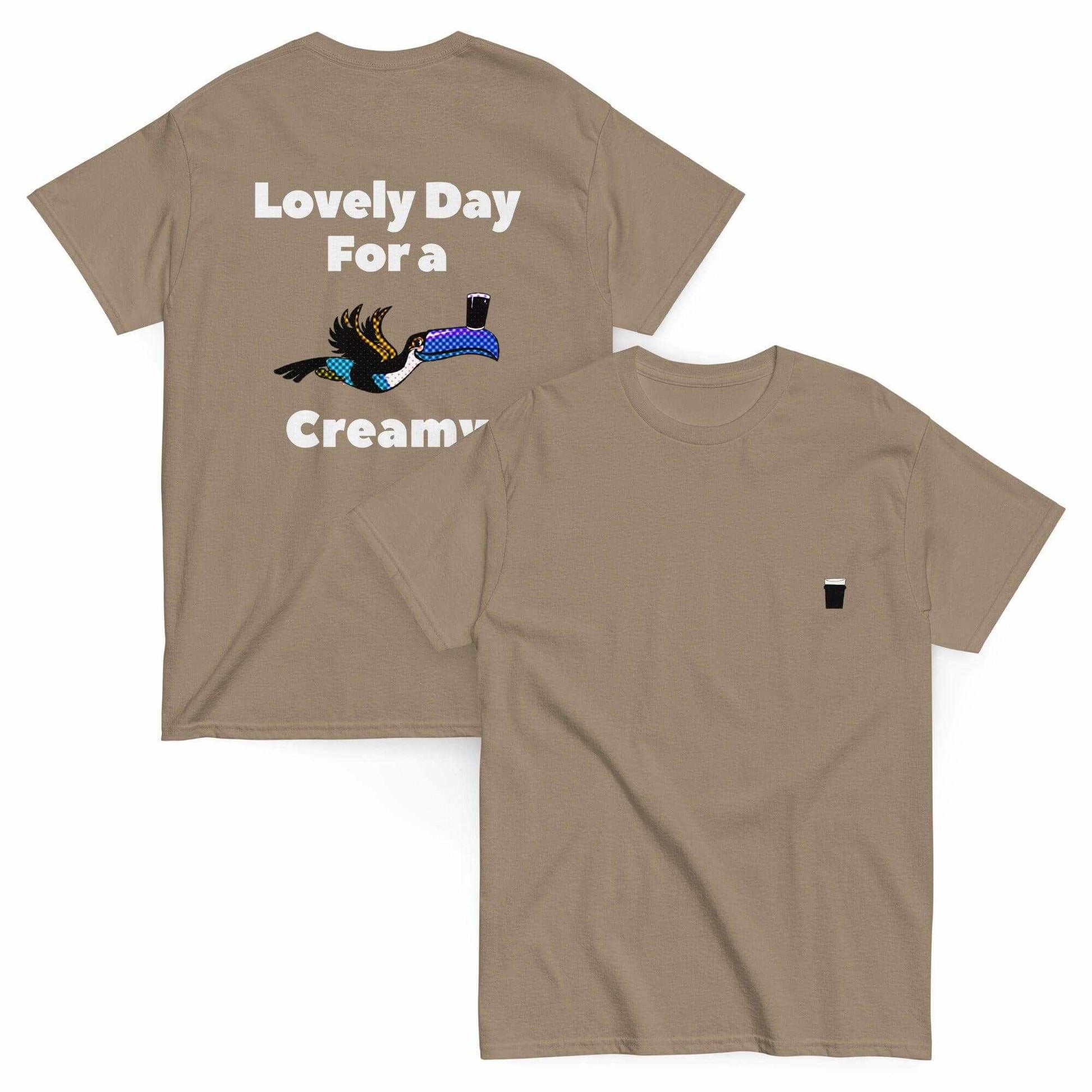 Lovely Day for a Creamy T-Shirt – Guinness - Inspired Irish Stout Tee - Stout & About