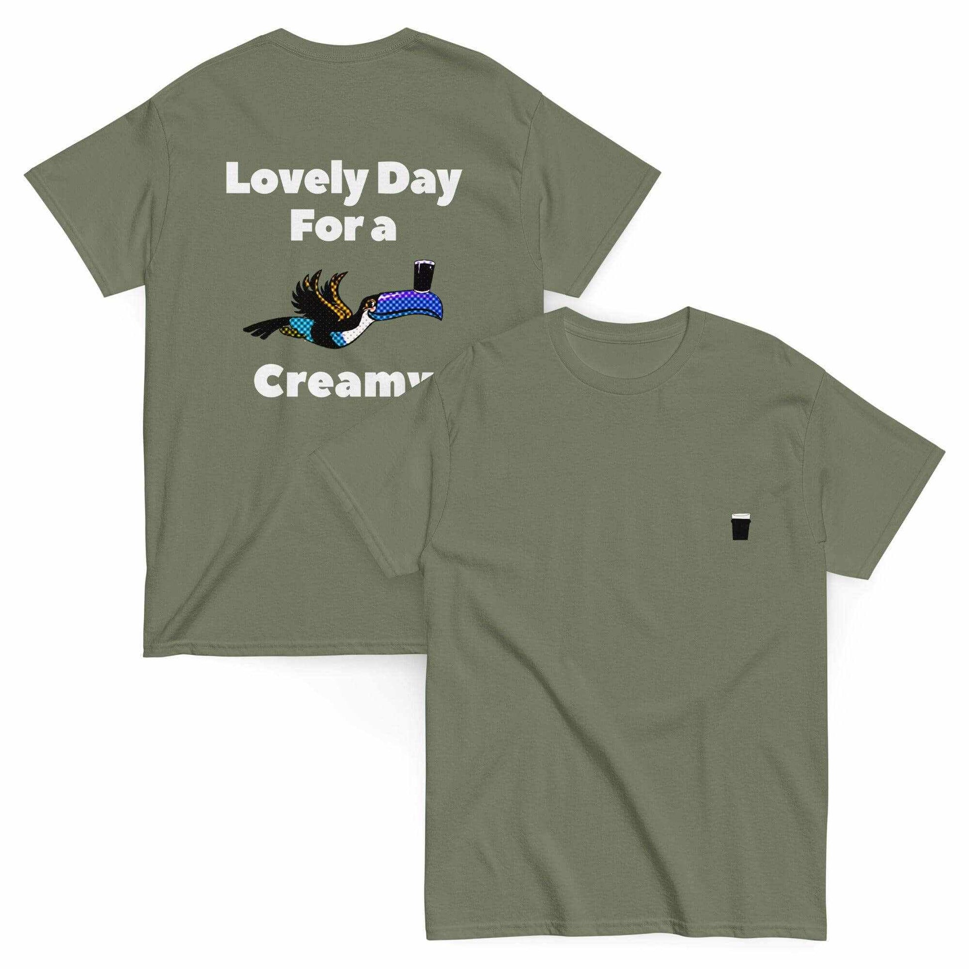 Lovely Day for a Creamy T-Shirt – Guinness - Inspired Irish Stout Tee - Stout & About