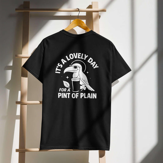 Lovely Day Toucan Tee – “Pint of Plain” Street Drop - Stout & About