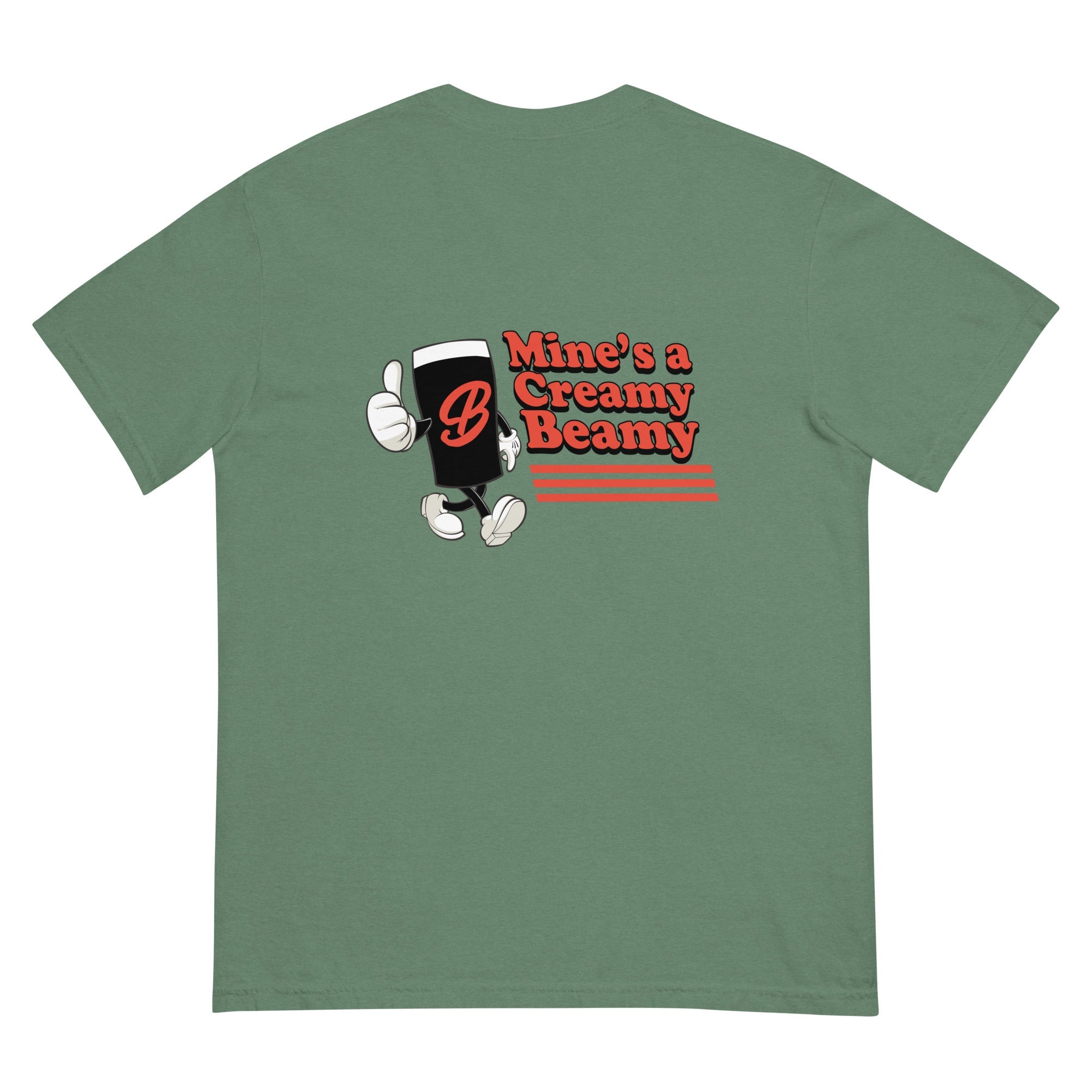 Mine’s a Creamy Beamy T-Shirt – Beamish Irish Stout - Inspired Retro Tee - Stout & About