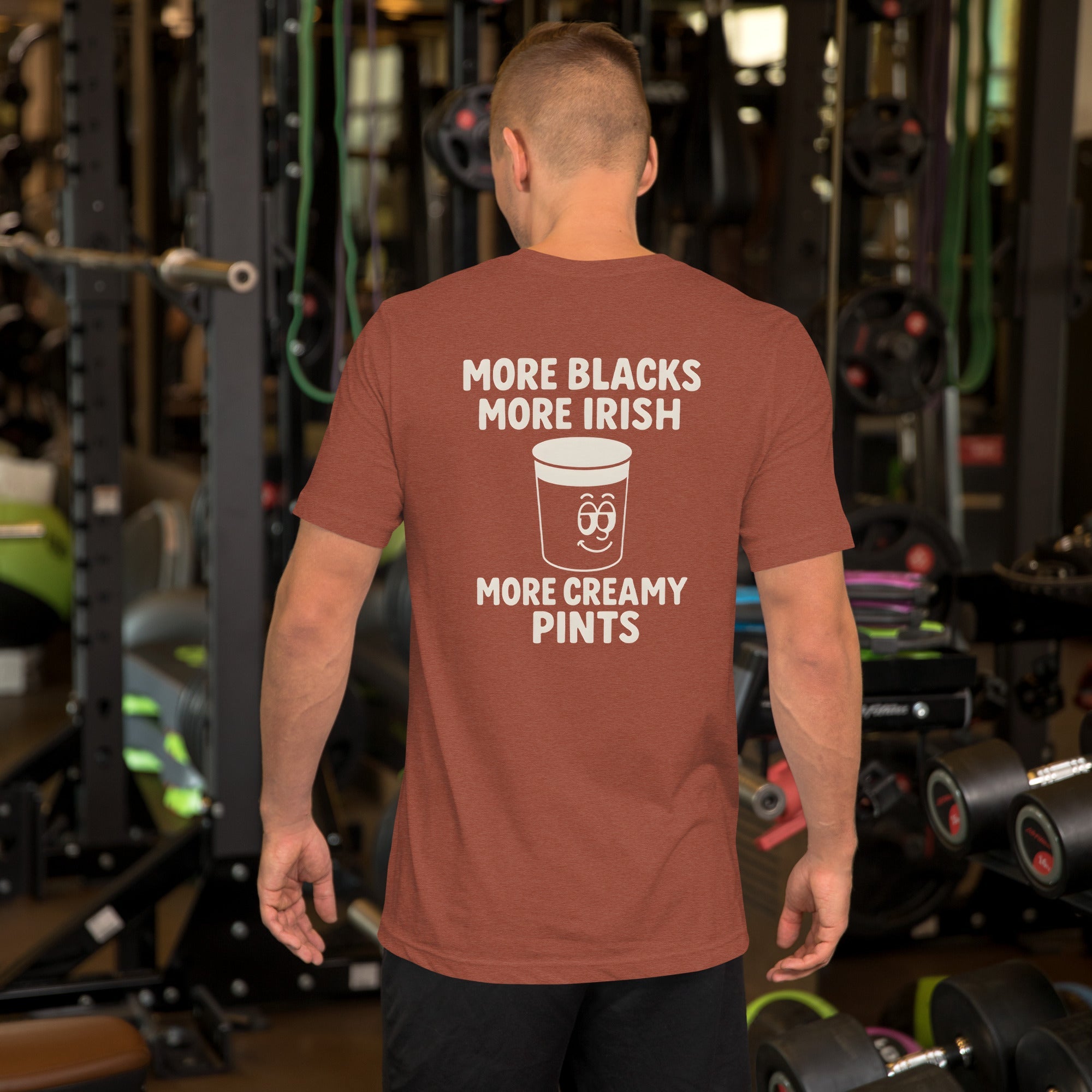 More Blacks More Irish More Creamy Pints T-Shirt – Irish Pub Vibes & Stout Energy - Stout & About