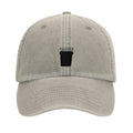 Pint of Plain Vintage Dad Hat with embroidered beer pint design, perfect for casual outings and beer lovers.