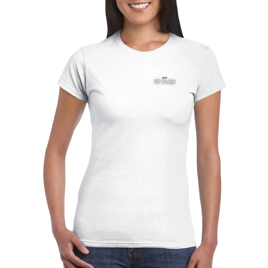Pint of Plain Womens Crewneck T-shirt - Stout & About