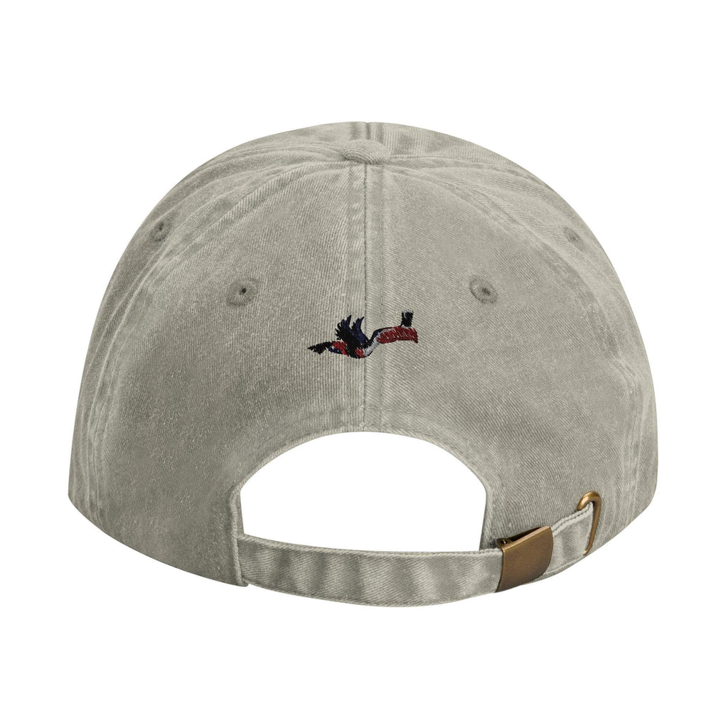 Back view of the Split The G Guinness Hat, showcasing vintage style and stitched ventilation, perfect for beer lovers.