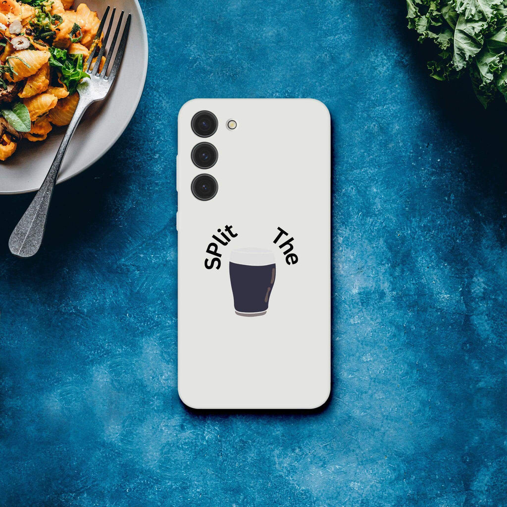 Split the G Phone Case featuring a Guinness design, stylish and durable, perfect for showcasing your love for Guinness.