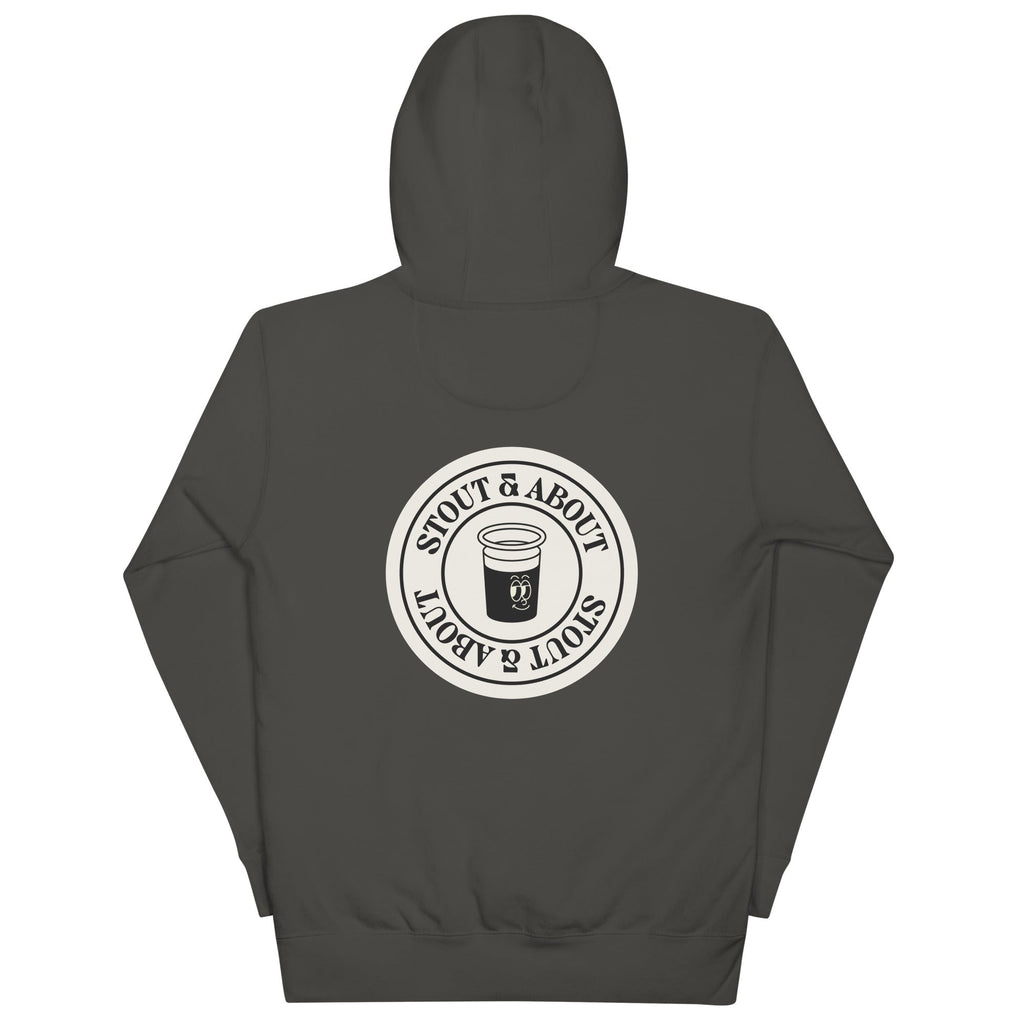 Stout & About Blackout Hoodie – Minimal Irish Stout Streetwear - Stout & About