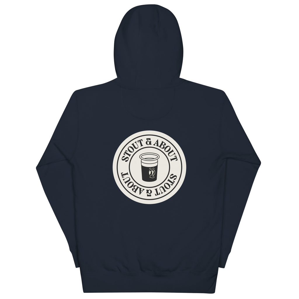 Stout & About Blackout Hoodie – Minimal Irish Stout Streetwear - Stout & About