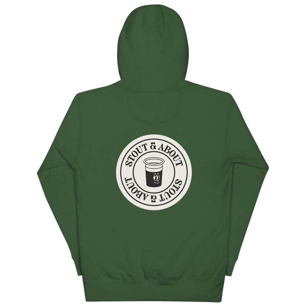 Stout & About Blackout Hoodie – Minimal Irish Stout Streetwear - Stout & About