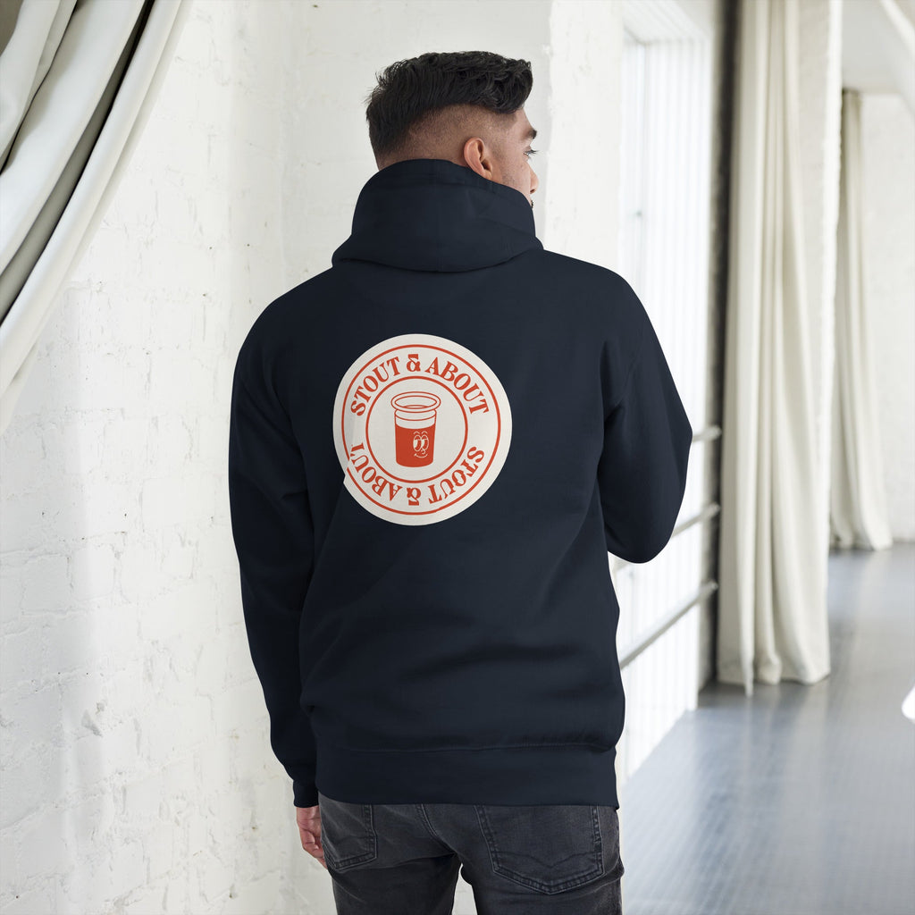 Stout & About Oversized Hoodie – Irish Stout Streetwear | Guinness & Beamish Inspired - Stout & About