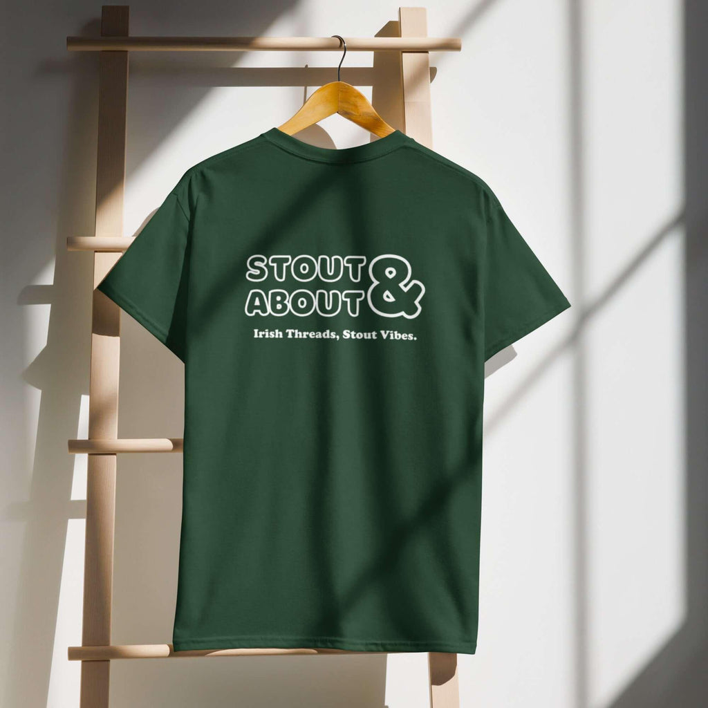 Stout & About™ Unisex T-Shirt – Stout vibes, Irish Vibes - Stout & About