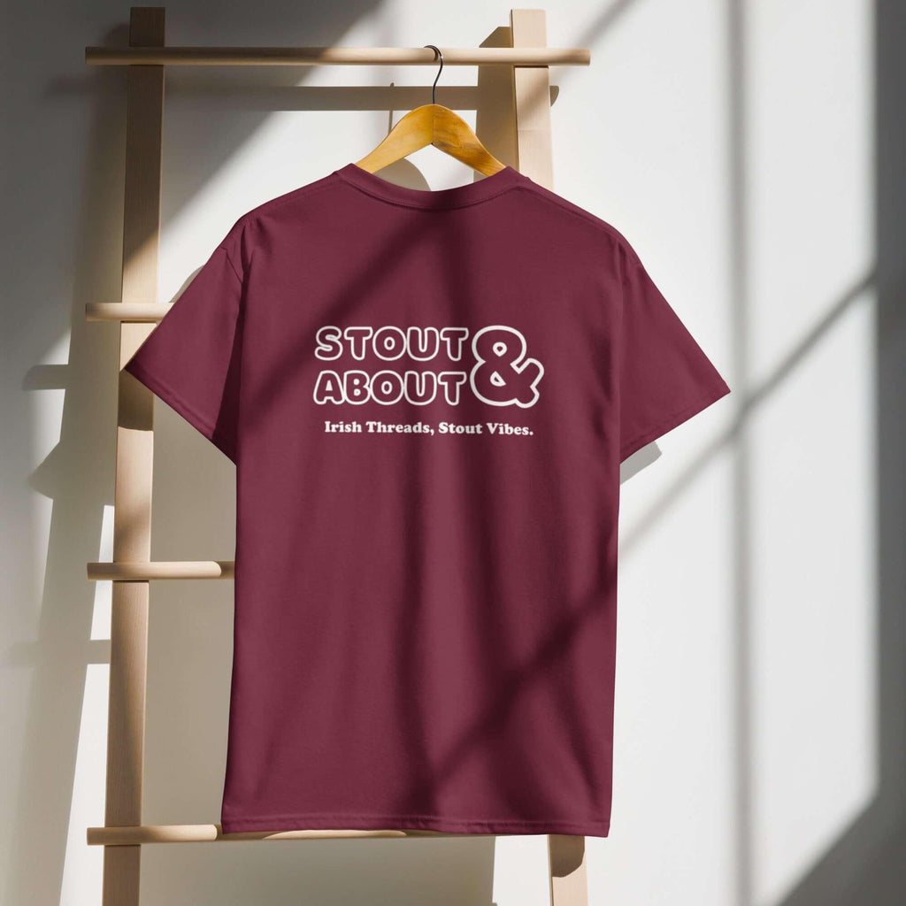 Stout & About™ Unisex T-Shirt – Stout vibes, Irish Vibes - Stout & About